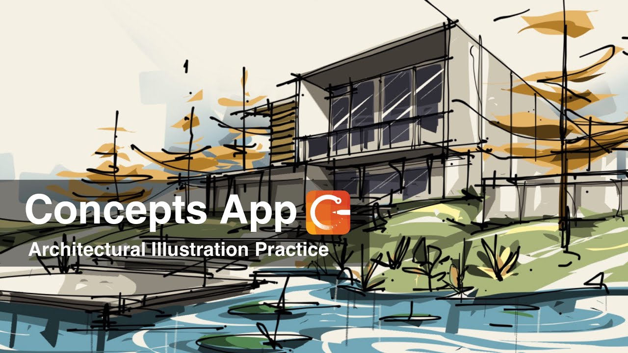 Concepts App / Architectural illustration practice