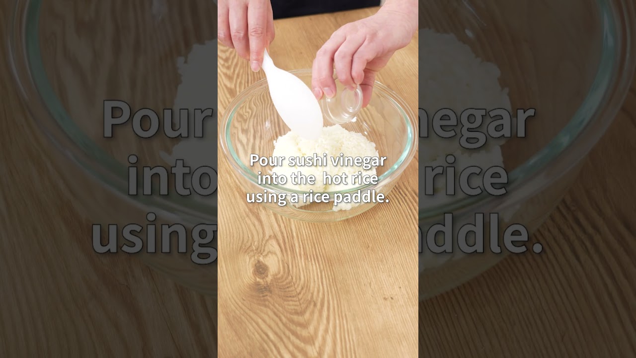 How to make sushi rice #sushi #japanesefood