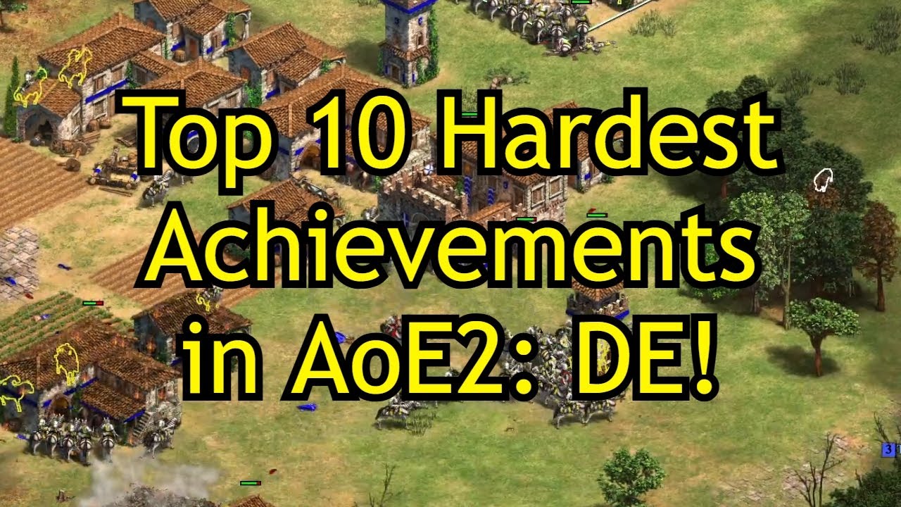 Top 10 Hardest Steam Achievements in AoE2: DE!