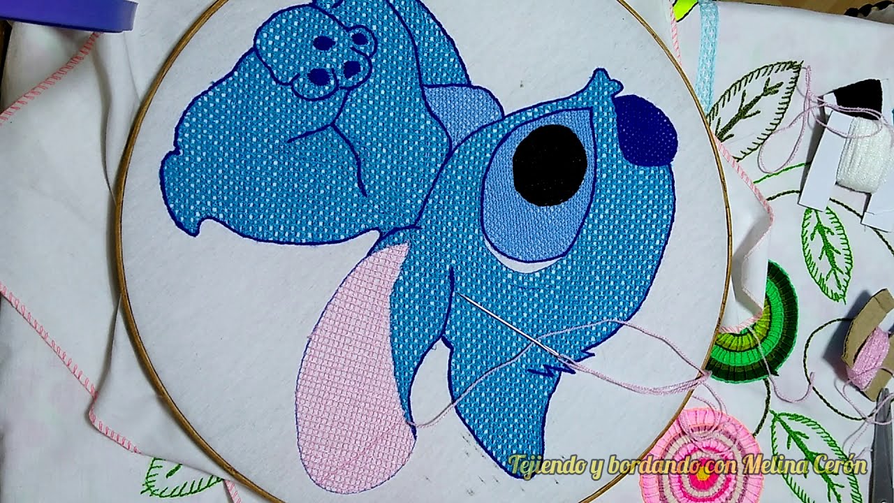 Stitch bordado/Tejiendo y bordando con Melina Cerón
