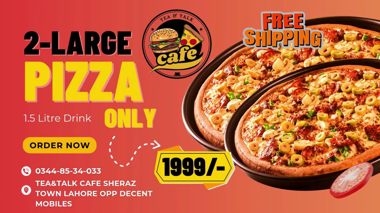 Best fast food in sheraz town lahore. Pizza | Burger | Shawarama | Sandwich | Fries