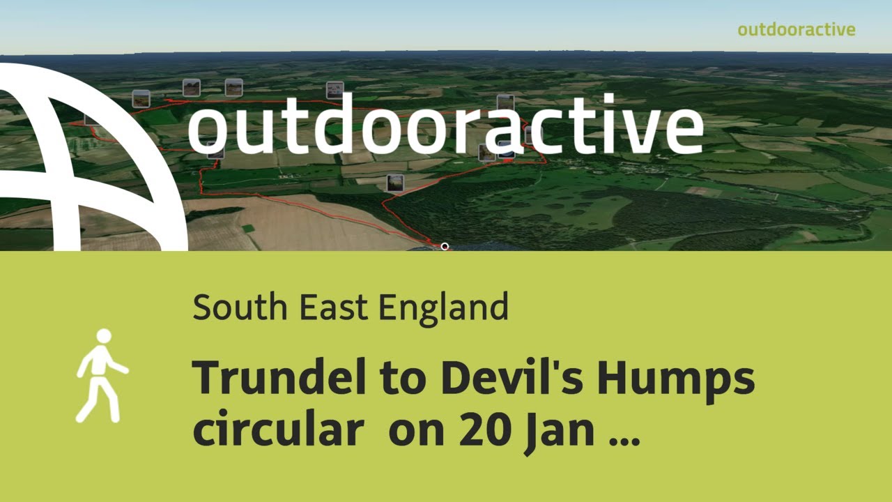 Flyover video: Trundel to Devil's Humps circular  on 20 Jan 2026