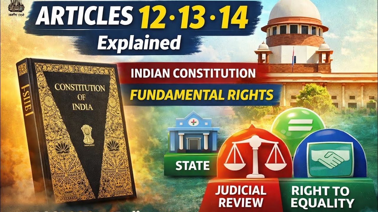 Fundamental Rights-article 12 ,article 13 , article 14 for UPSC