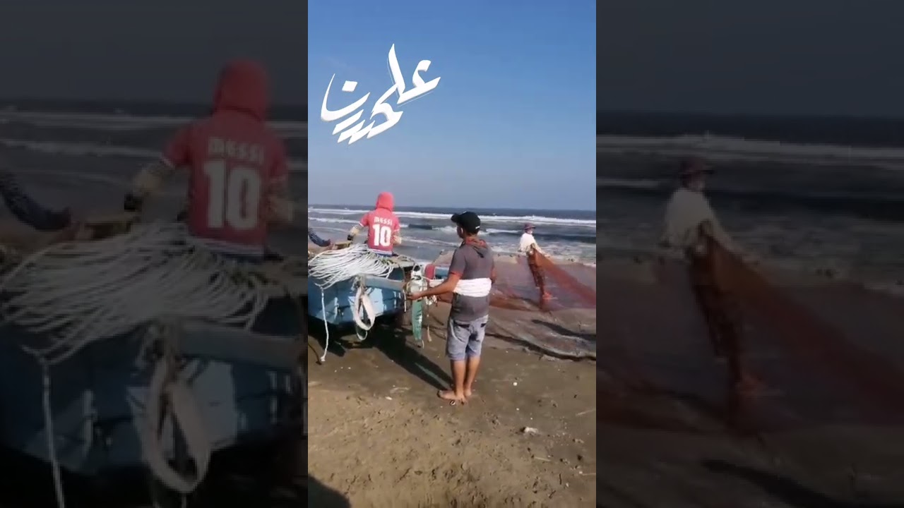 في بورسعيد صيد السمك غِيه.. شاهد حد شباك الصيادين