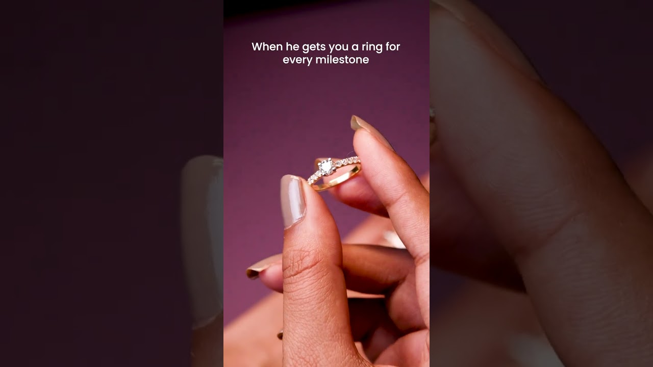 His love language - spoiling you with lab diamond rings💍✨| GIVA Jewellery