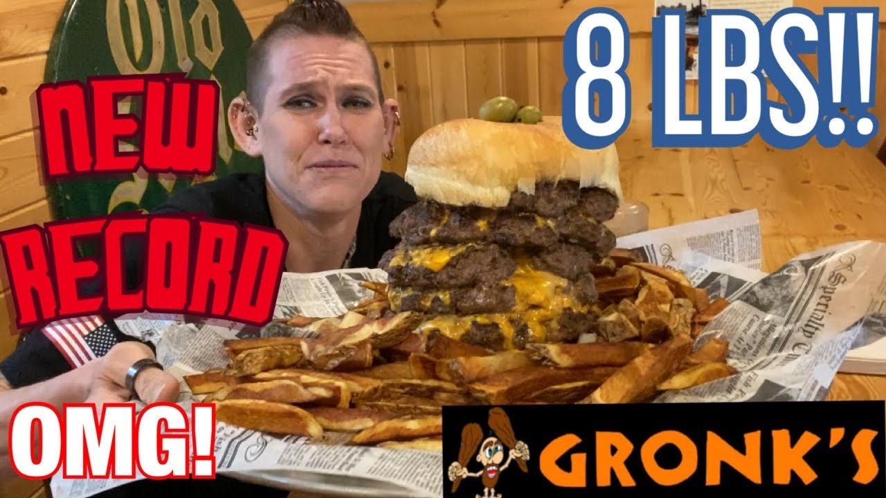 GRONK’S GREAT DIVIDE CHALLENGE | NEW WORLD RECORD | 8 LBS! | MOM VS FOOD