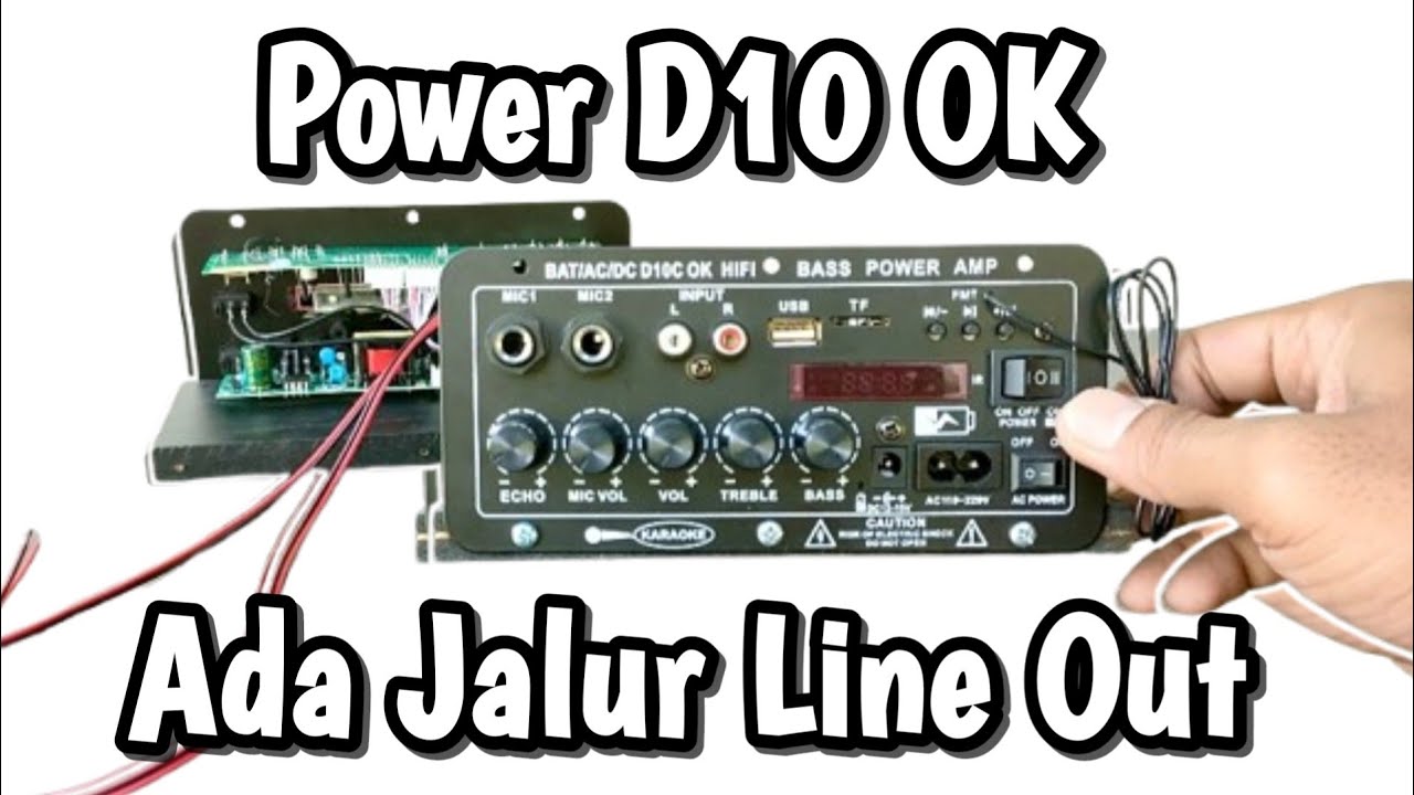 Nambah Jalur Subwoofer Audio  Buat Power D10, D20, D30, D50, D60, D100 & D300 