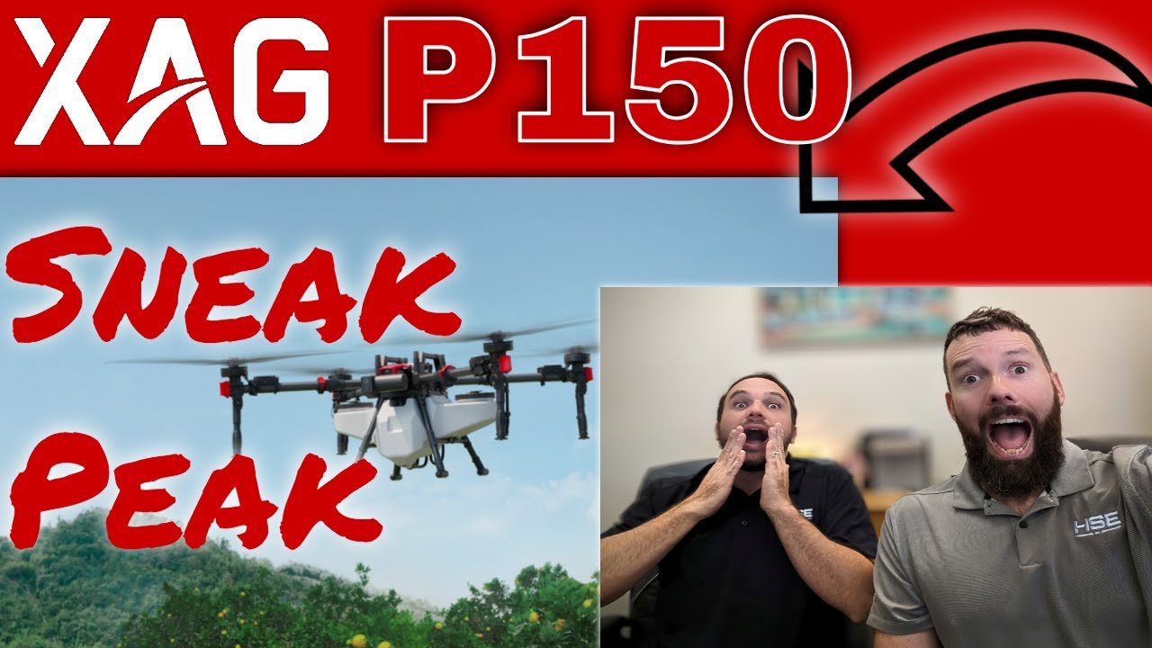 XAG P150 SNEAK PEAK! What we know about this massive spray drone!