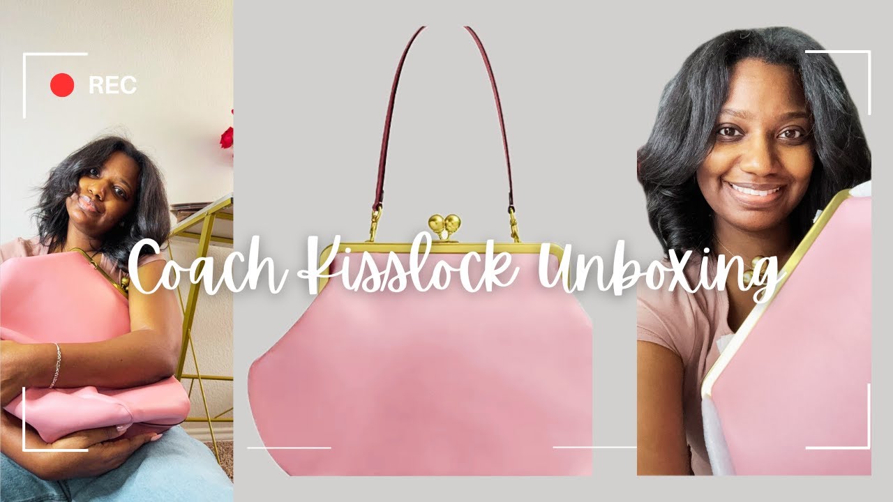 Unboxing Coach Spring 2025 Kisslock Frame Bag in Rose