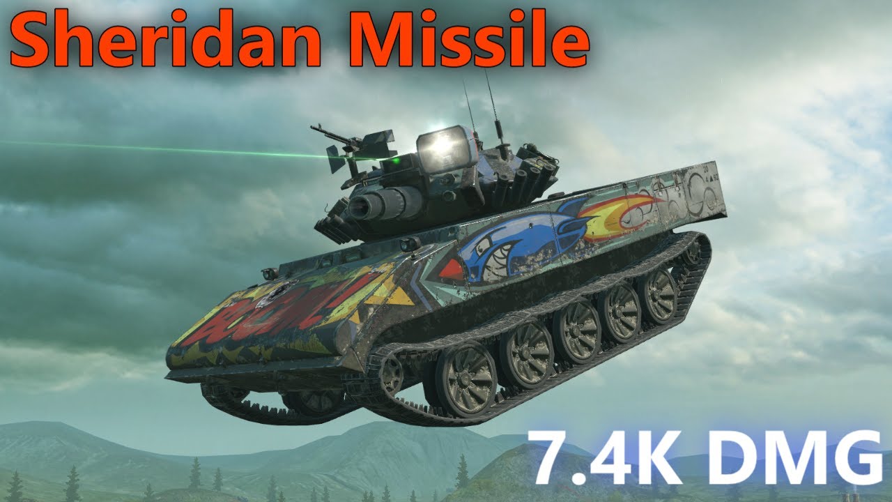 Sheridan Missile●7.4K DMG/_N_7_/World of Tanks Blitz