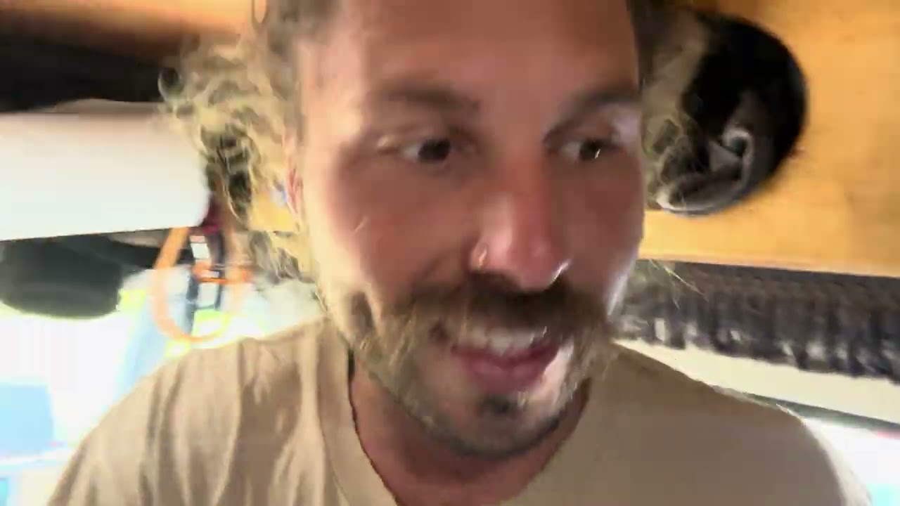 This is actually a video log update in my van. Unedited uncut just me. #authentic #lost #start 