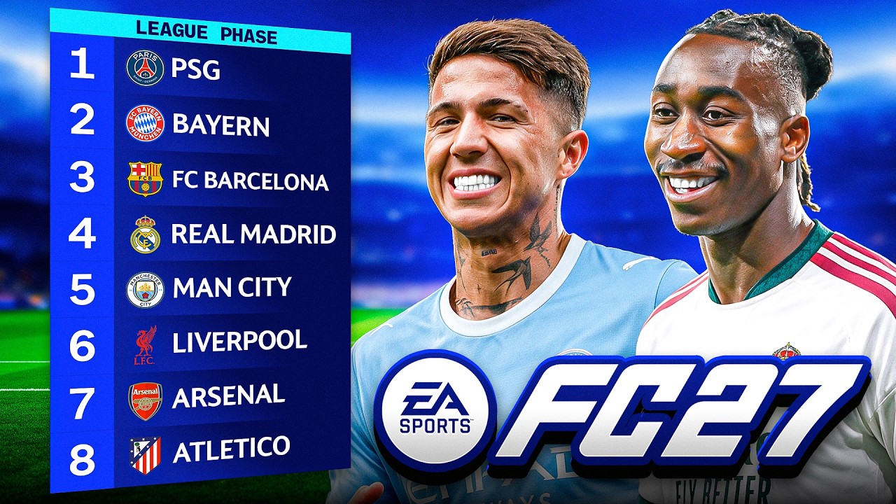 Я симулировал Лигу чемпионов 26/27 в FC 27!
