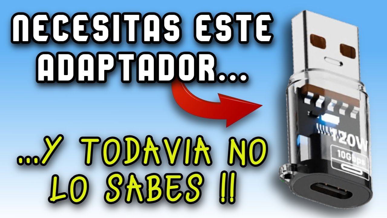 Necesitas este Adaptador USB !!