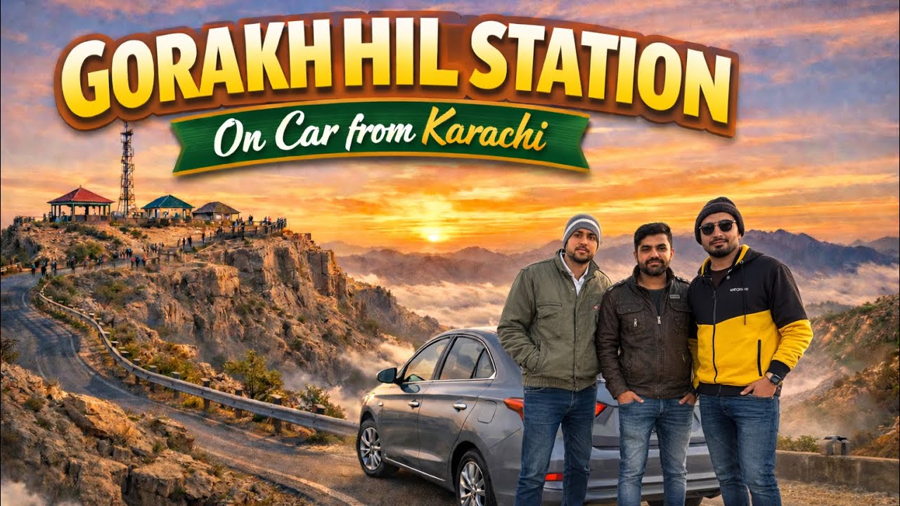 Gorakh Hill Station Road Trip | Karachi to Gorakh by Car | Naveed Show