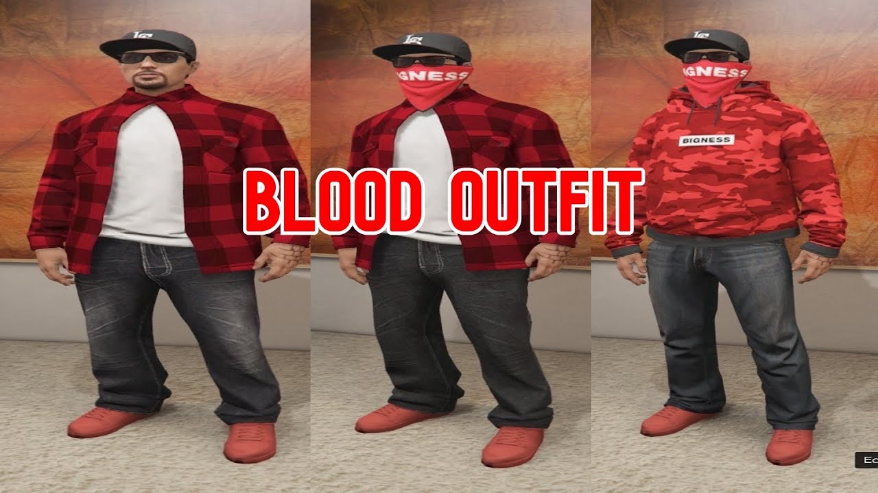 GTA 5 | How To Make The Bloods Outfit