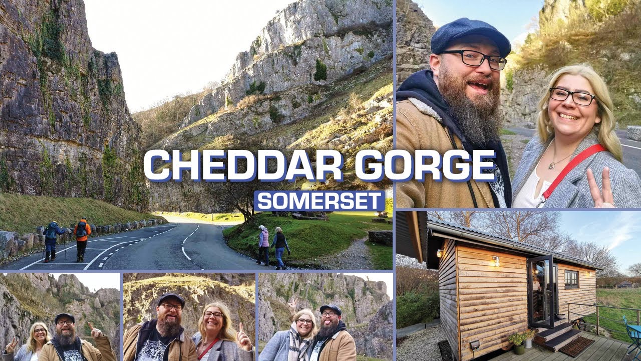 Walking through Cheddar Gorge, Somerset. A UK Hidden Gem! | Exploring Cheddar Village. 🧀