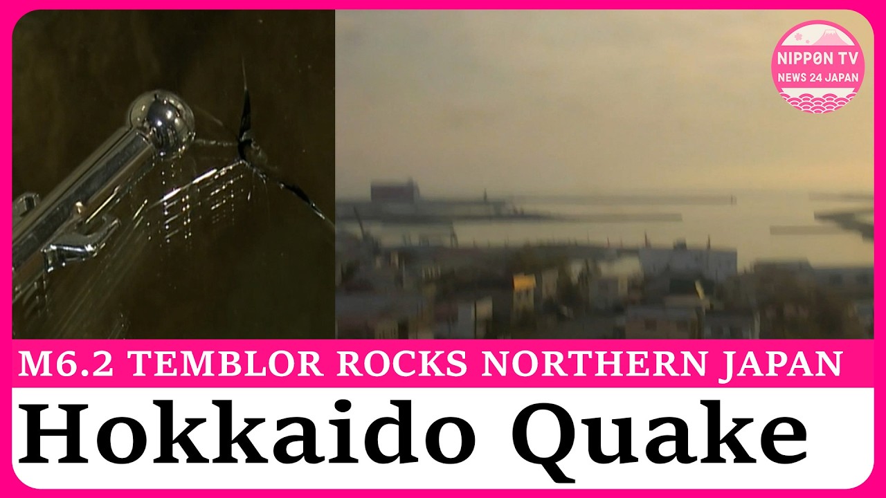 M6.2 quake strikes Hokkaido, no tsunami warning issued