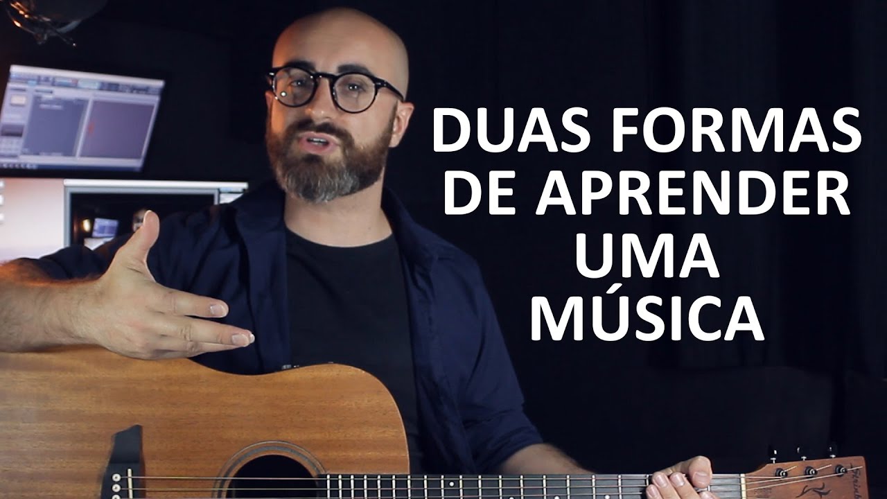 Usando essas duas formas fica mais fácil aprender uma música