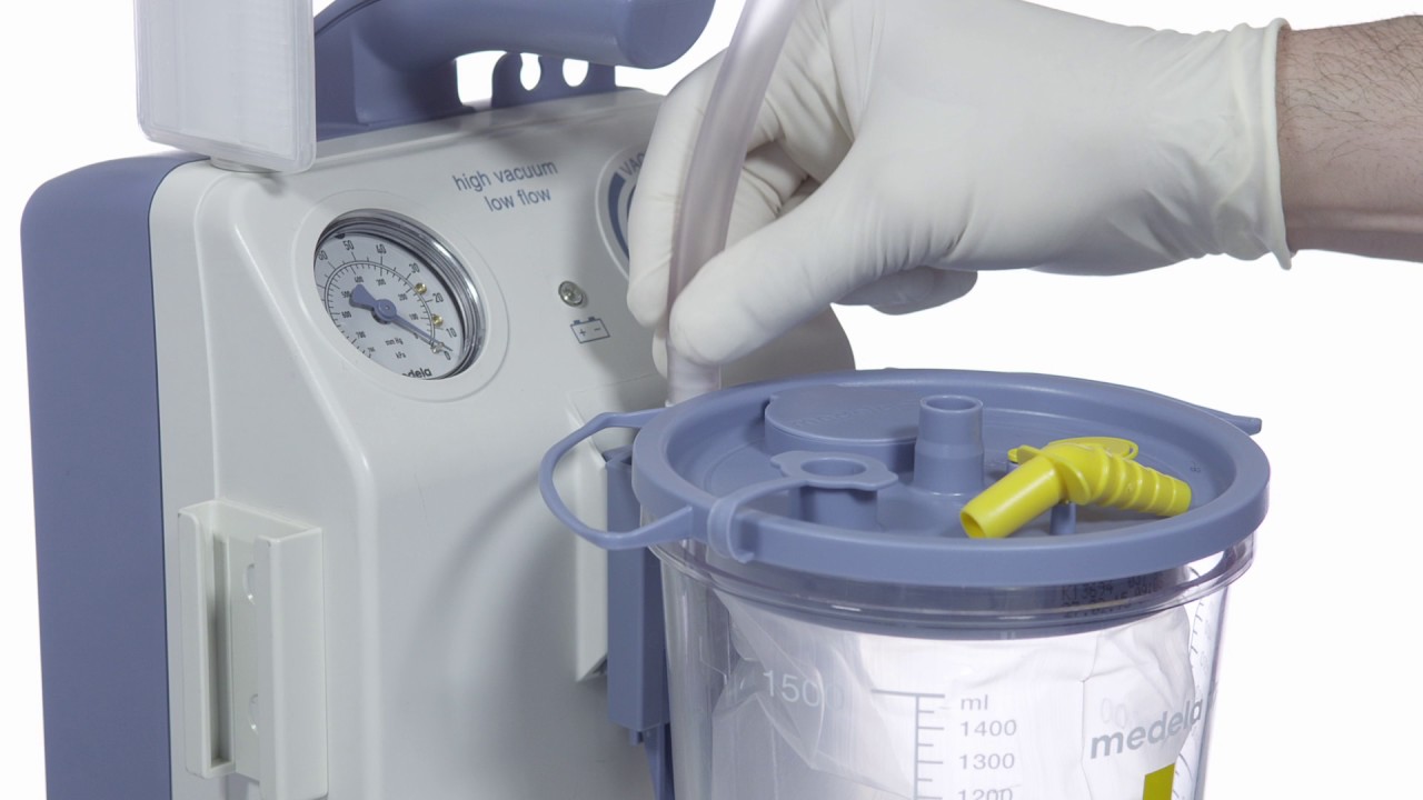 Medela Vario 18 с одноразовой системой сбора мочи | Аспирация из дыхательных путей