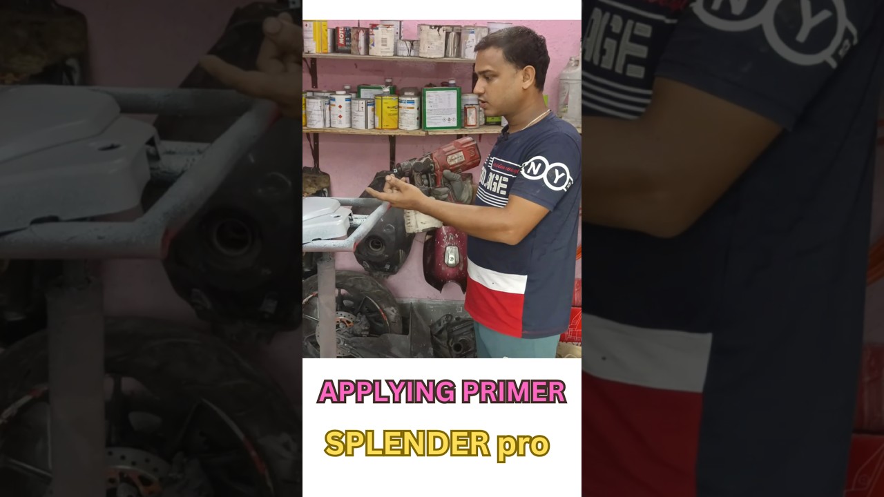 Splender Primer Application( Costing) #theindianworkshop