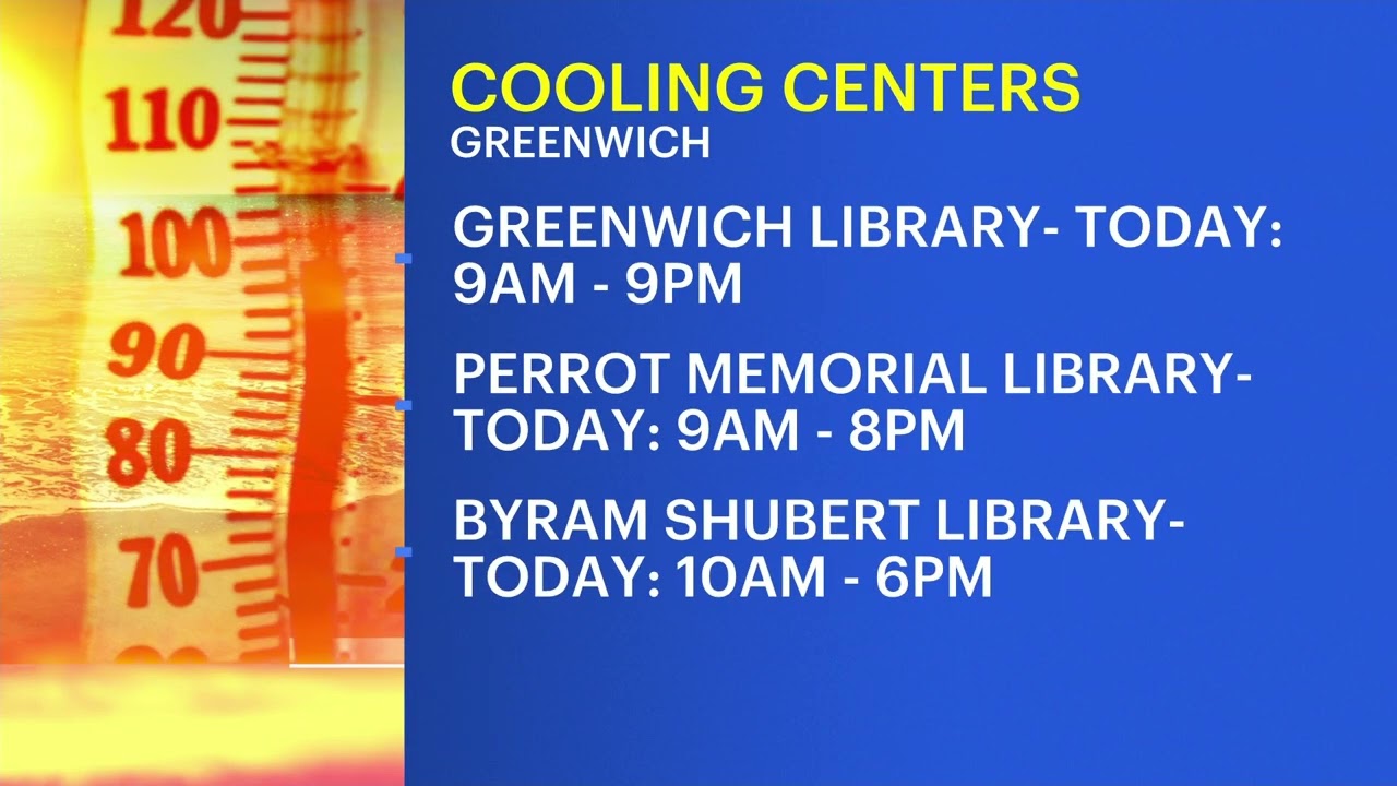 Cooling centers open as heatwave threat approaches Connecticut