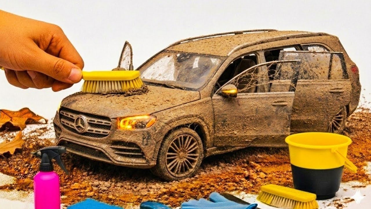 Satisfying ASMR Deep Cleaning: Restoring a 1:24 Maybach GLS 600| 