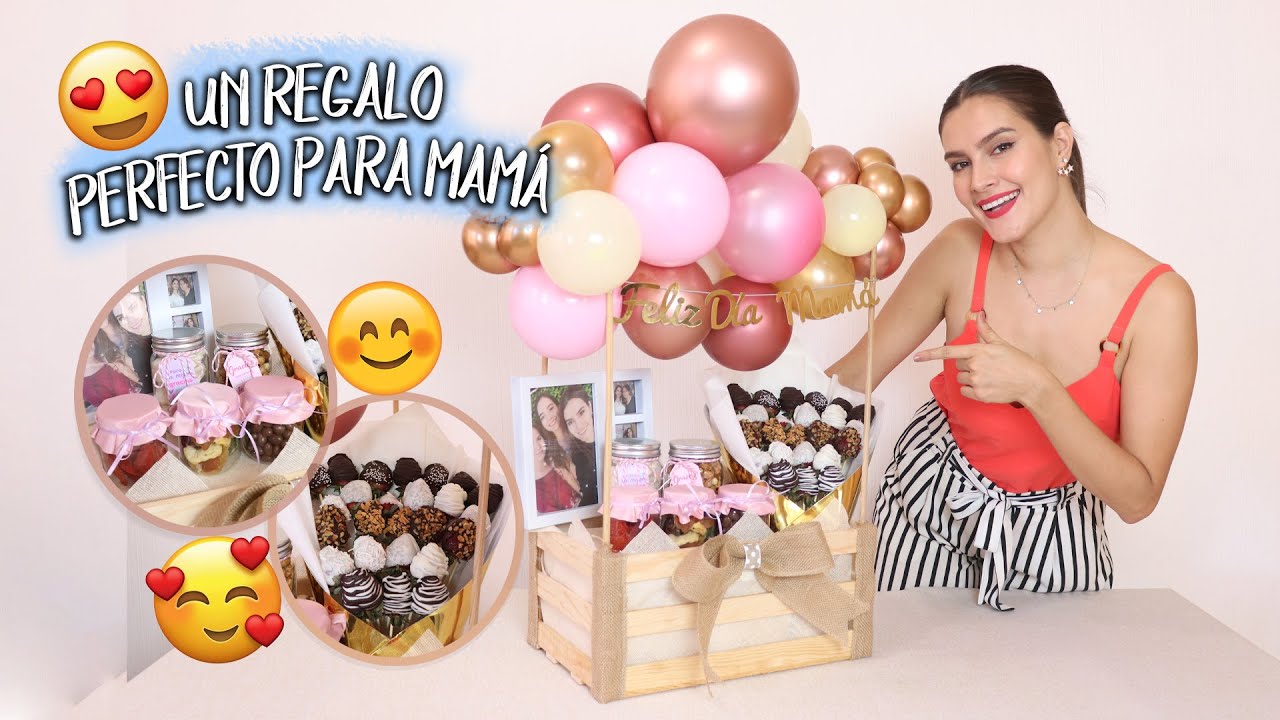 ¡ESTE ARREGLO LO TRAE TODO ! GLOBOS, DULCES Y RAMO DE FRESAS PARA EL DÍA DE LAS MADRES - SUSIDEAS 💡