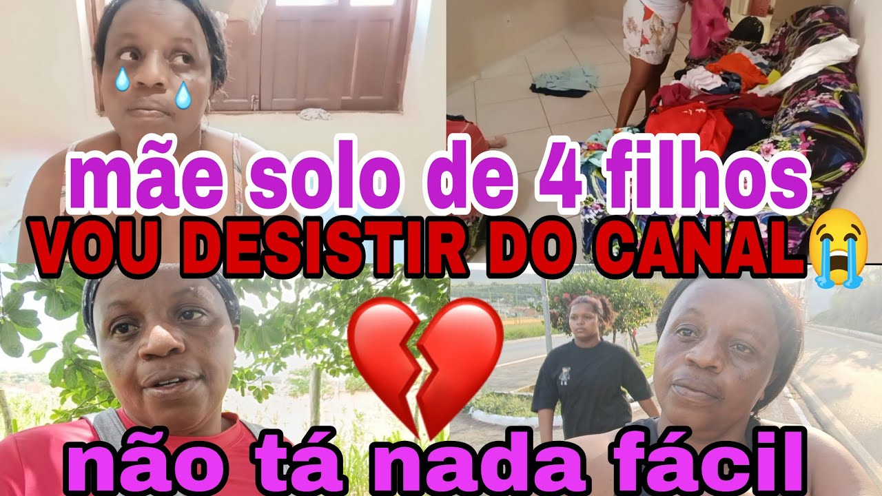 VOU DESISTIR DO CANAL 😭 SER MÃE SOLO NÃO E FÁCIL 😳NUNCA CANSEI TANTO ,DIAS MELHORES VIRÃO 🙌🏻