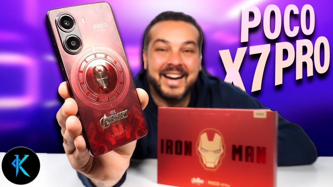 EXCLUSIVO!!! TÁ NA MÃO O LANÇAMENTO POCO X7 PRO IRON MAN EDITION!!!