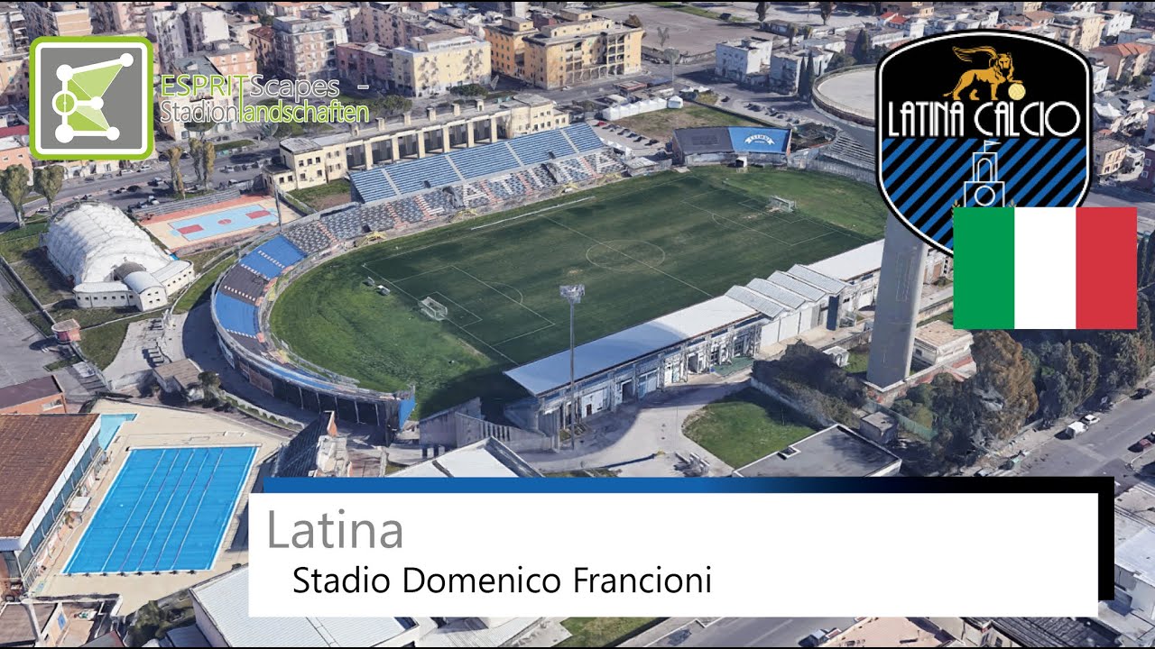 Stadio Domenico Francioni | Latina Calcio 1932 | Google Earth 360° Rotation