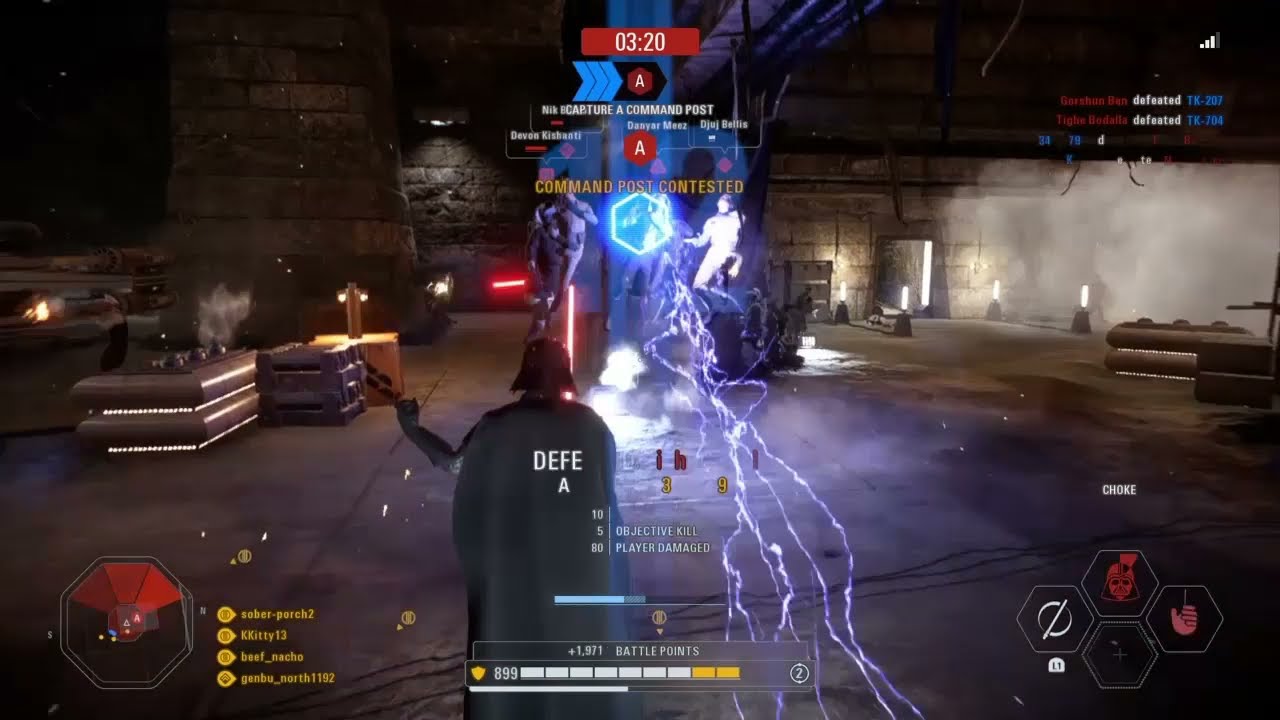 Darth Vader - Force Choke [May the 4th b with you] [Star Wars BattleFront2] [Gameplay] 