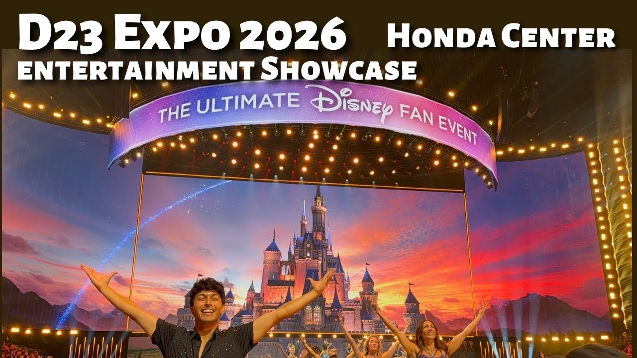 D23 Expo Entertainment Showcase  Movie Announcements | Floor View HONDA CENTER 
