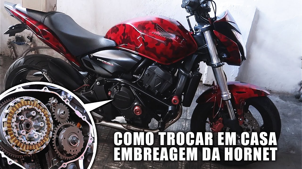 COMO TROCAR OS DISCOS DE EMBREAGEM DA HORNET 600 2008 - 2014