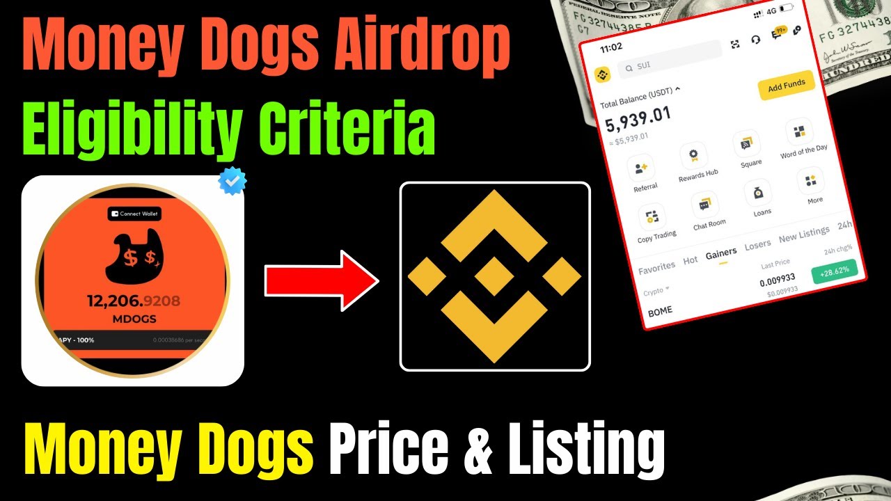 Money Dogs Airdrop Eligibility Criteria | Money Dogs Airdrop Price & Listing |