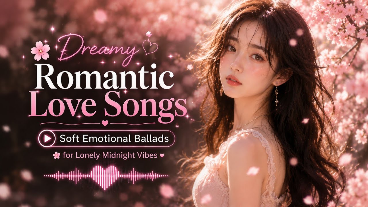 Dreamy Romantic Love Songs 🌸 Soft Emotional Ballads for Lonely Midnight Vibes