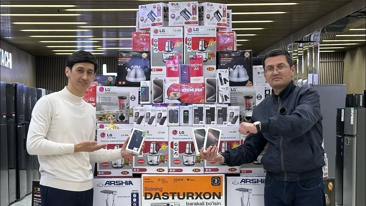 TEXNO PUTIN 🔥 MANA SIZGA AKSIYA 999 TA SOVG'A TELEVIZOR XOLODILNIK NARXI SINDI 