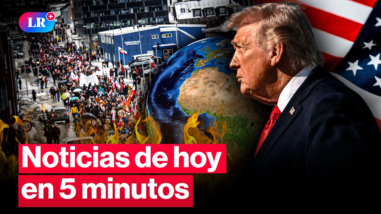 🚨 Trump amenaza al mundo si no controla Groenlandia | Noticias de HOY en #5M