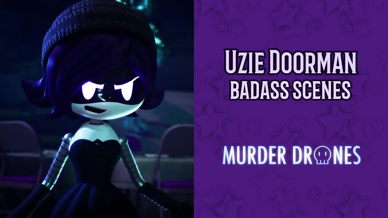 Murder Drones - Uzi Doorman badass scenes