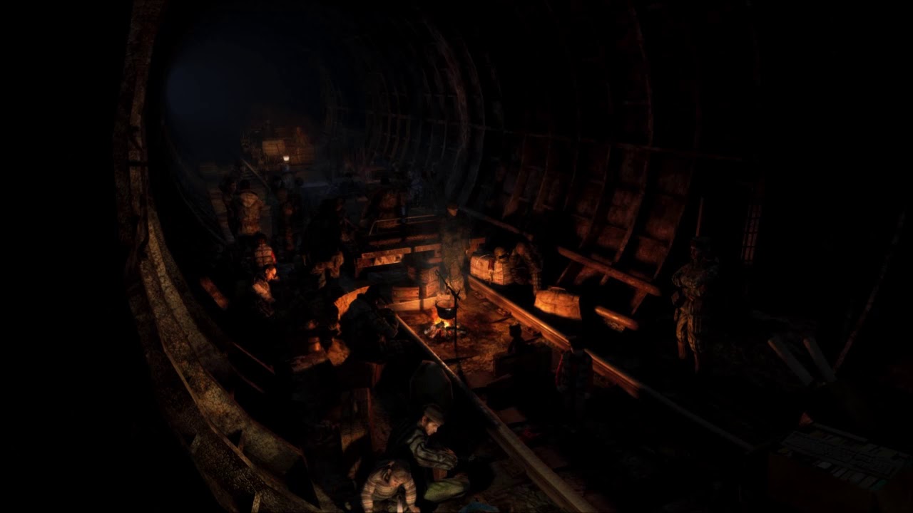 Metro 2033, Tunnel of the Refugees, background noise.
