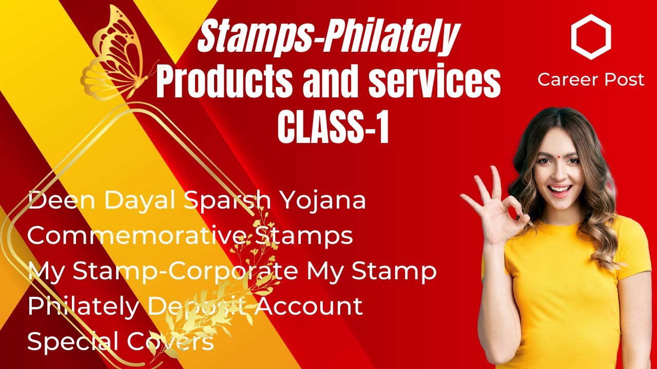 STAMPS-PHILATELY-PRODUCTS AND SERVICES IN INDIA POST: DEEN DAYAL SPARSH YOJANA: Career Post