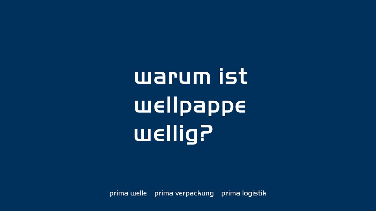 Warum ist Wellpappe wellig?