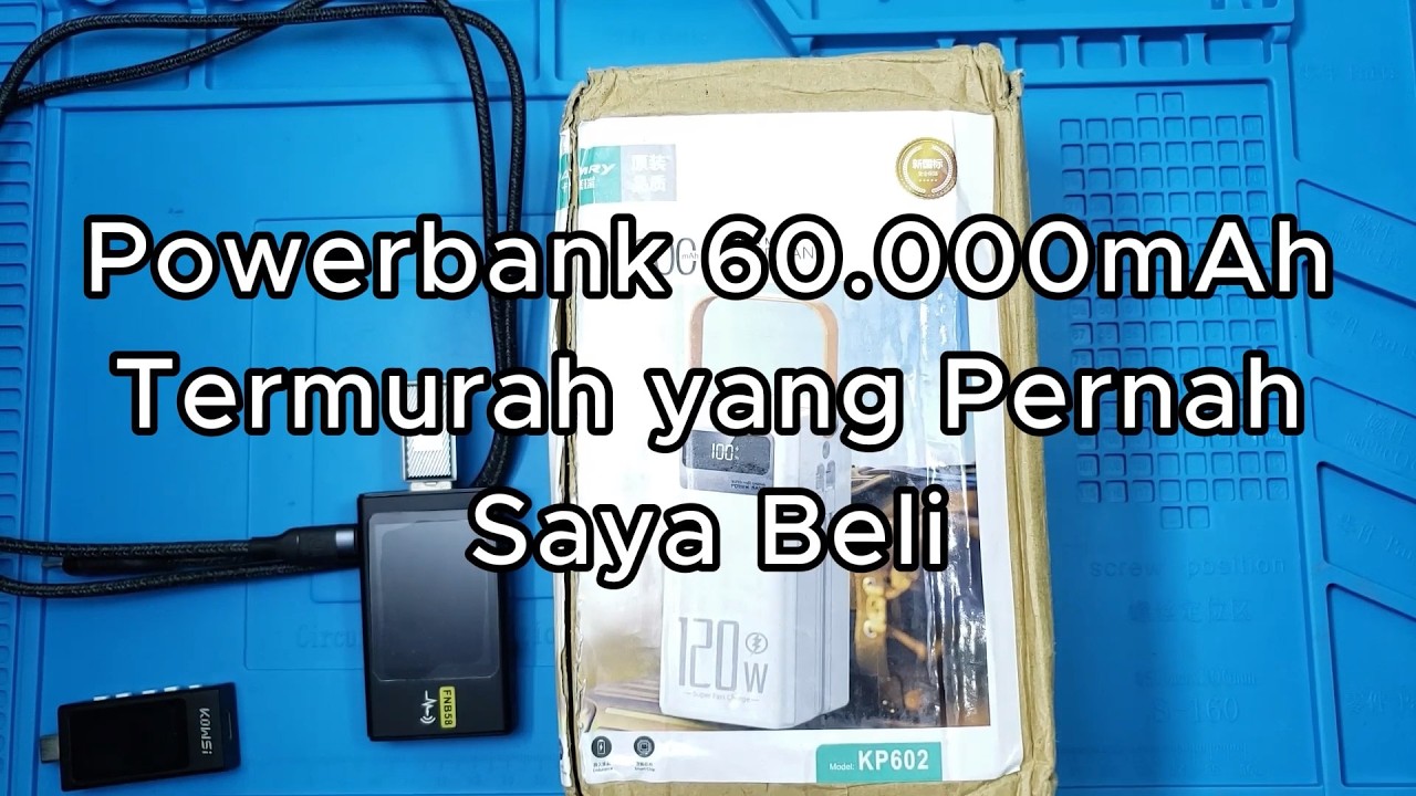 Powerbank 60.000mAh dengan harga 120rb(pake Voucer), apakah Real kapasitasnya?