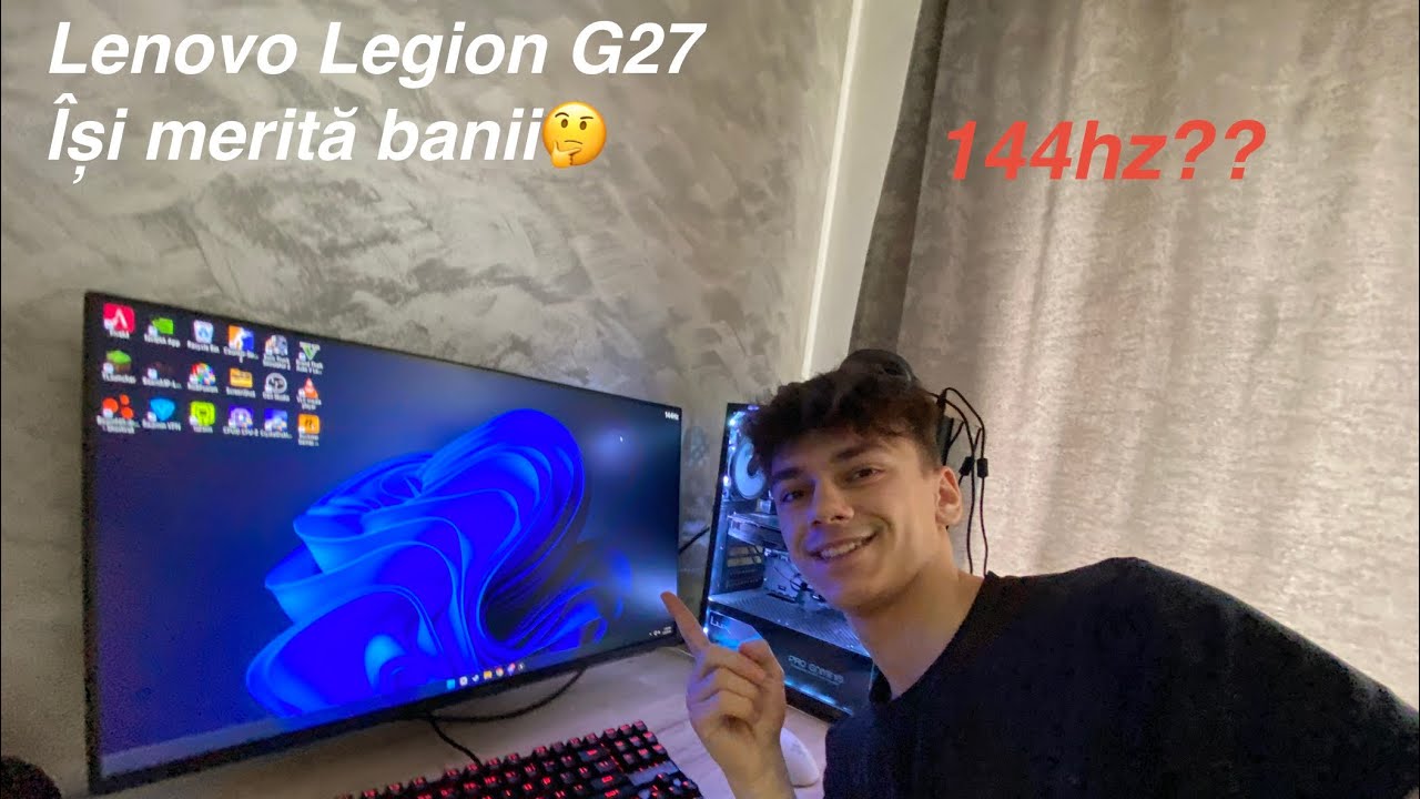 Unboxing&review Lenovo Legion G27..Cel mai bun monitor de gaming?#gamingromania #viral#review#lenovo