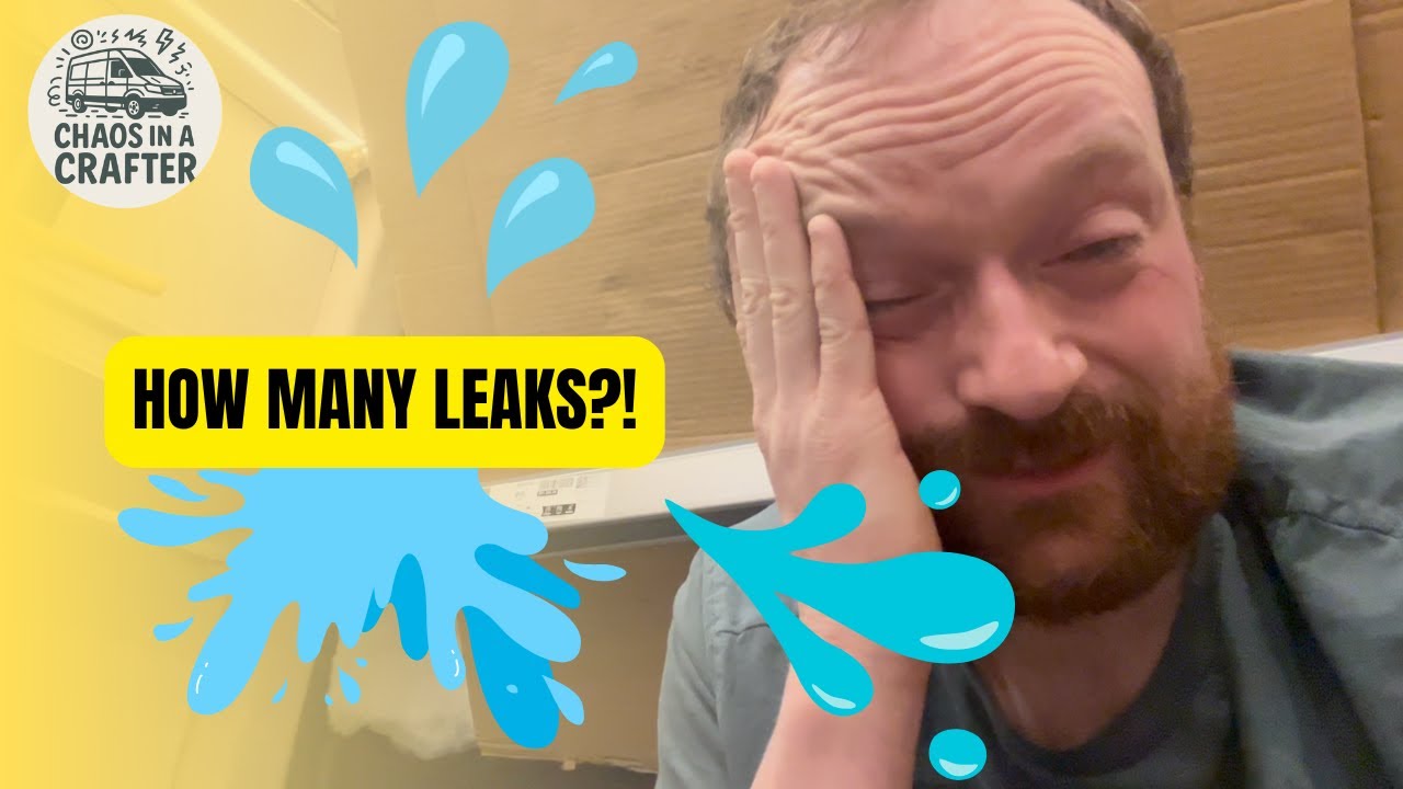 WATER, WASTE, AND ONE OR TWO LEAKS – Camper Van Plumbing FULL Tour – Van Build Episode 22