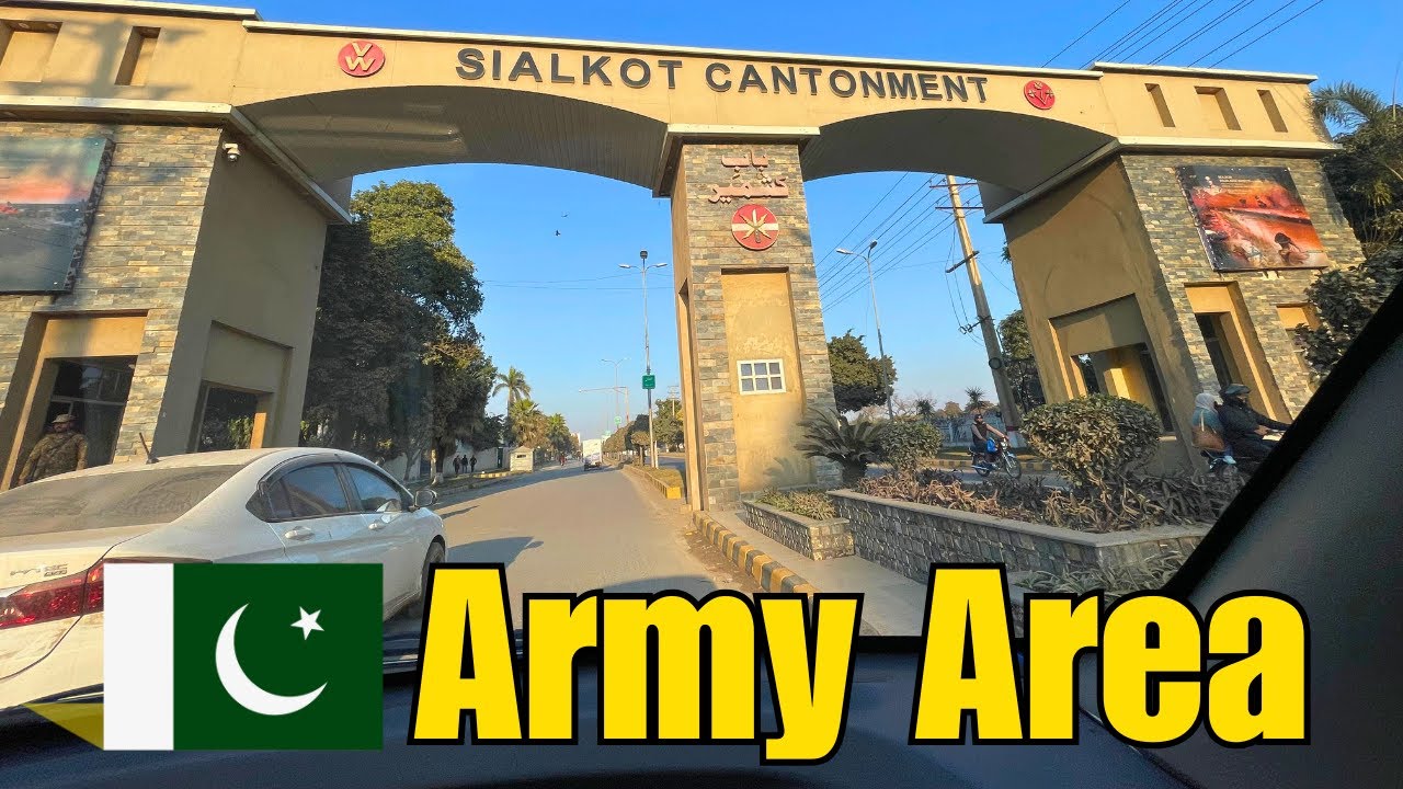 Pakistan Army Area in Sialkot Cantt 🔥 | kamal Ho Gaya Aj To 😱