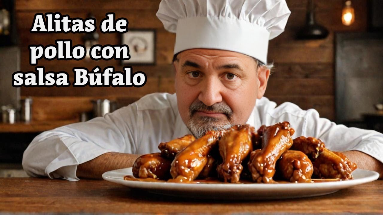 Cocina deliciosa: Alitas de pollo con salsa Búfalo