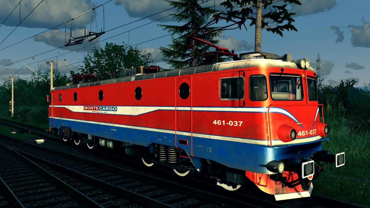 Lomotiva EA 461-037 Monte Cargo - Probleme pe traseu ( Train Simulator Romania )