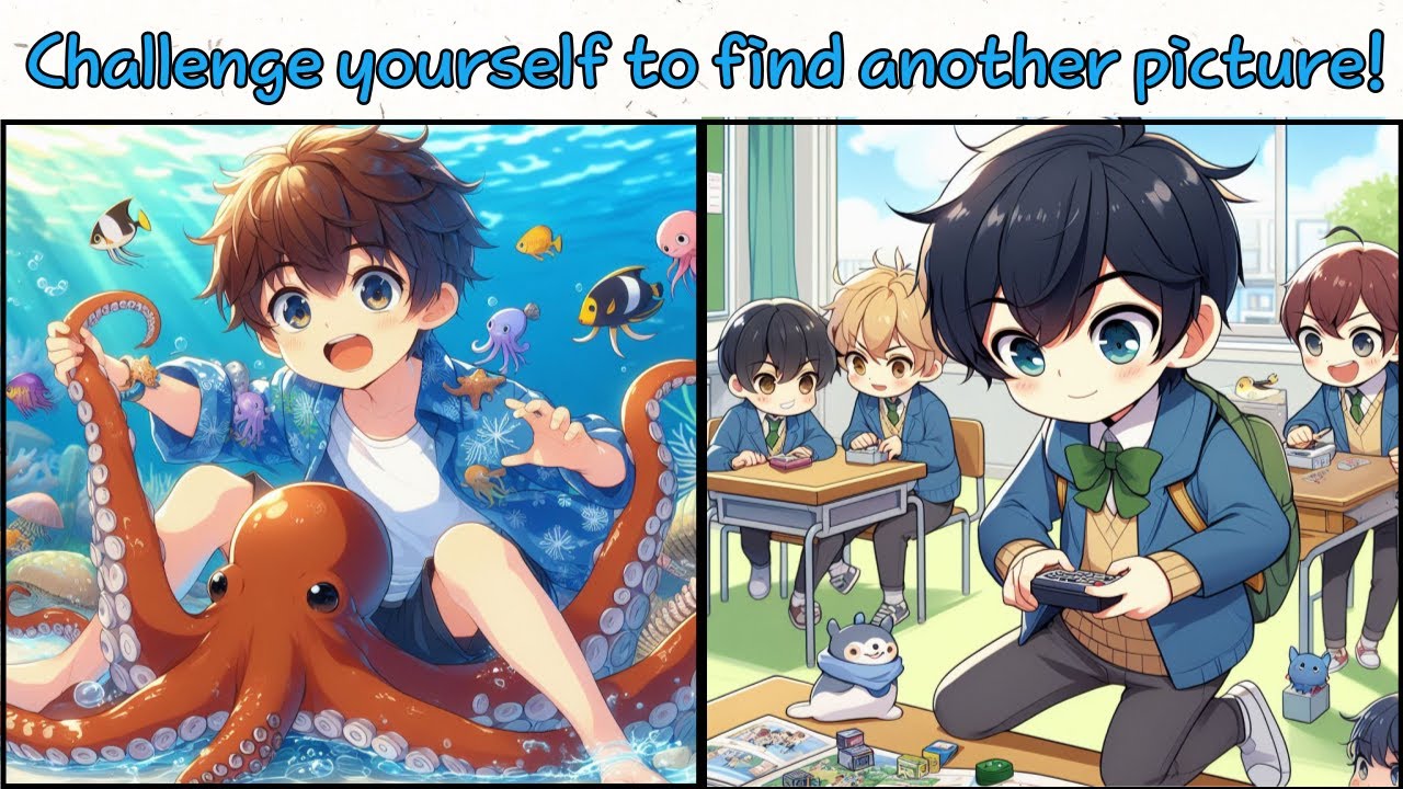 Picture Puzzles - Spot the differences
