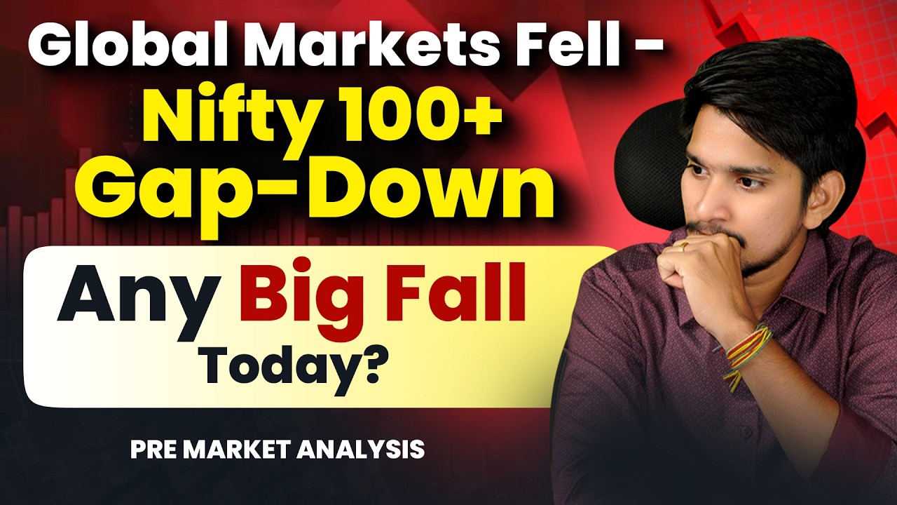Global Markets Fall | Nifty Gap-Down Setup, Sensex Expiry & Gold-Silver Outlook |