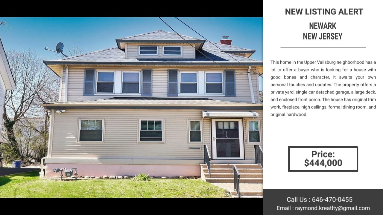 🏡 New Listing Alert: real estate listing, residential property for sale, Upper Vailsburg neighbor...